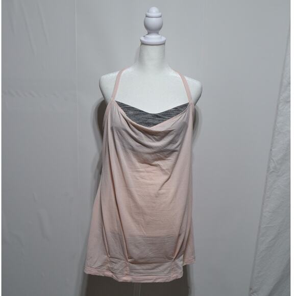 Lululemon CYB Athletic Pretty In Pink Tank Top with Built In Bra Size 10 - Picture 3 of 7